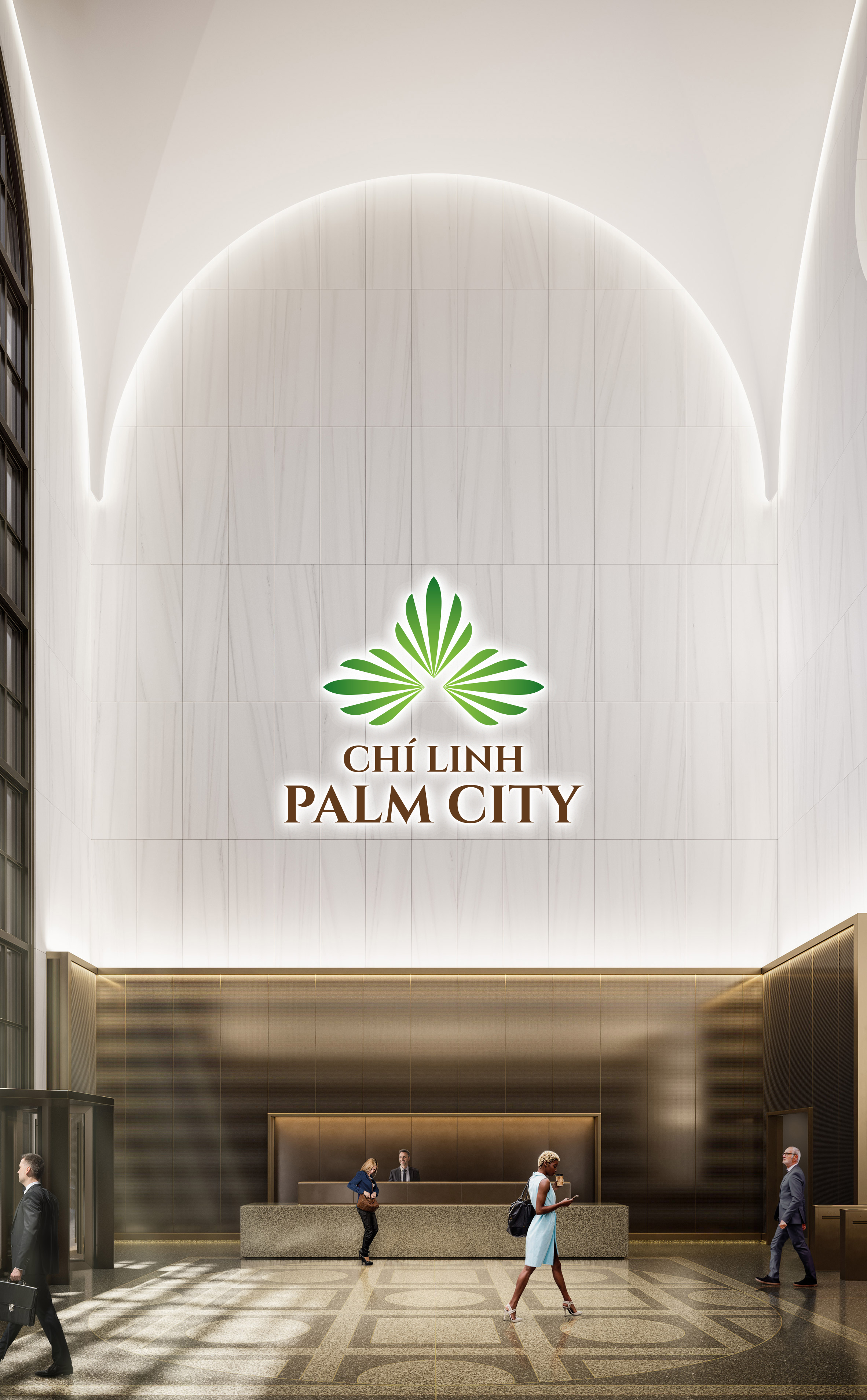 Chí Linh Palm city, Sprint Vietnam, thương hiệu bất động sản, khu đô thị, thiết kế thương hiệu